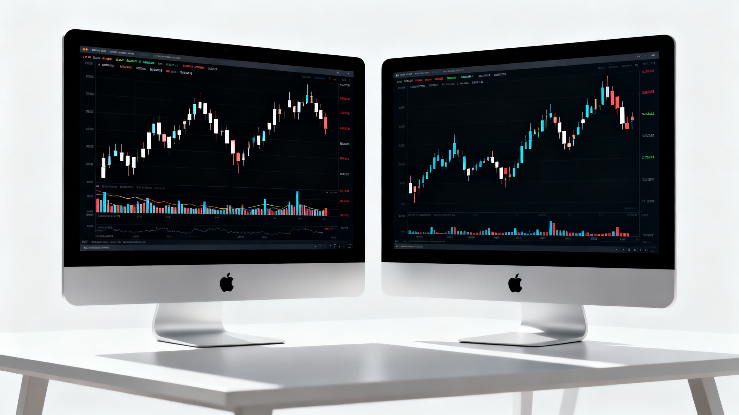 TradingView multi-timeframe layout with daily bias chart and 15-minute execution chart side by side